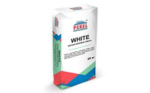 Клеевая смесь PEREL White 5317 белая зимняя, 25 кг