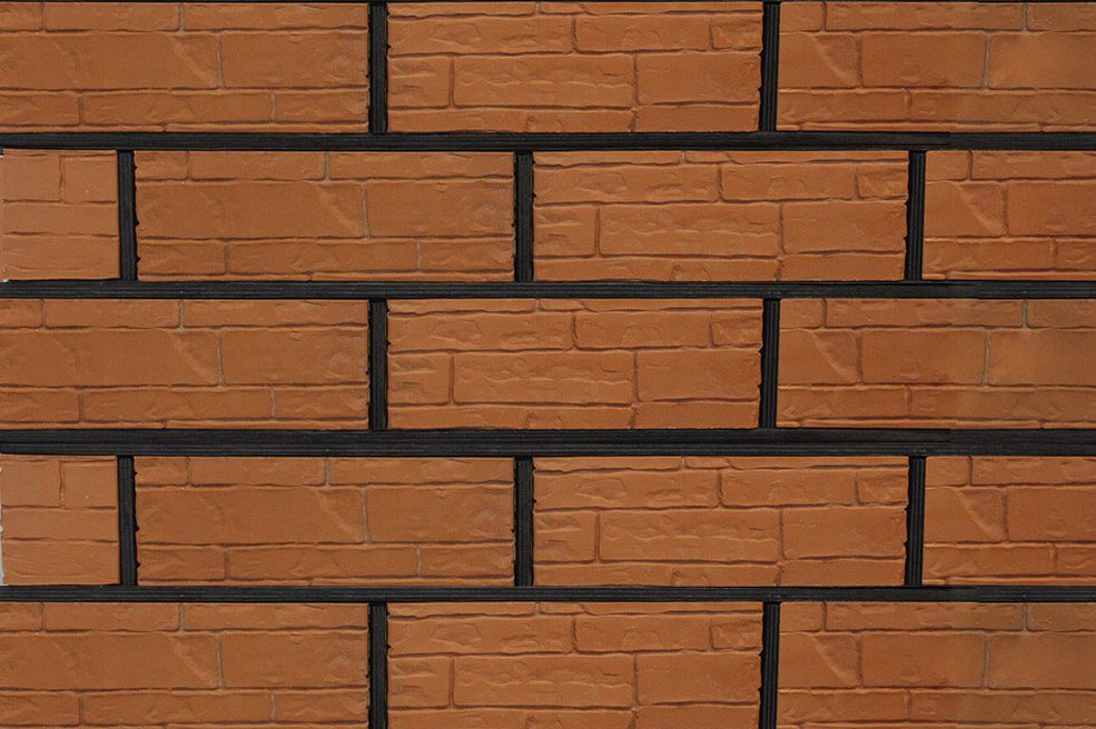 Кирпич красный одинарный «Ломаный камень», 250*120*65, Белебей